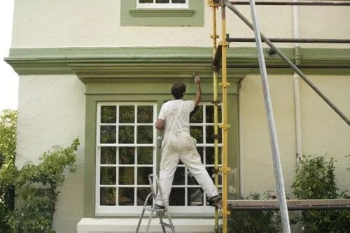 Exterior painting by HomeSay