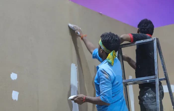 Exterior painting by HomeSay
