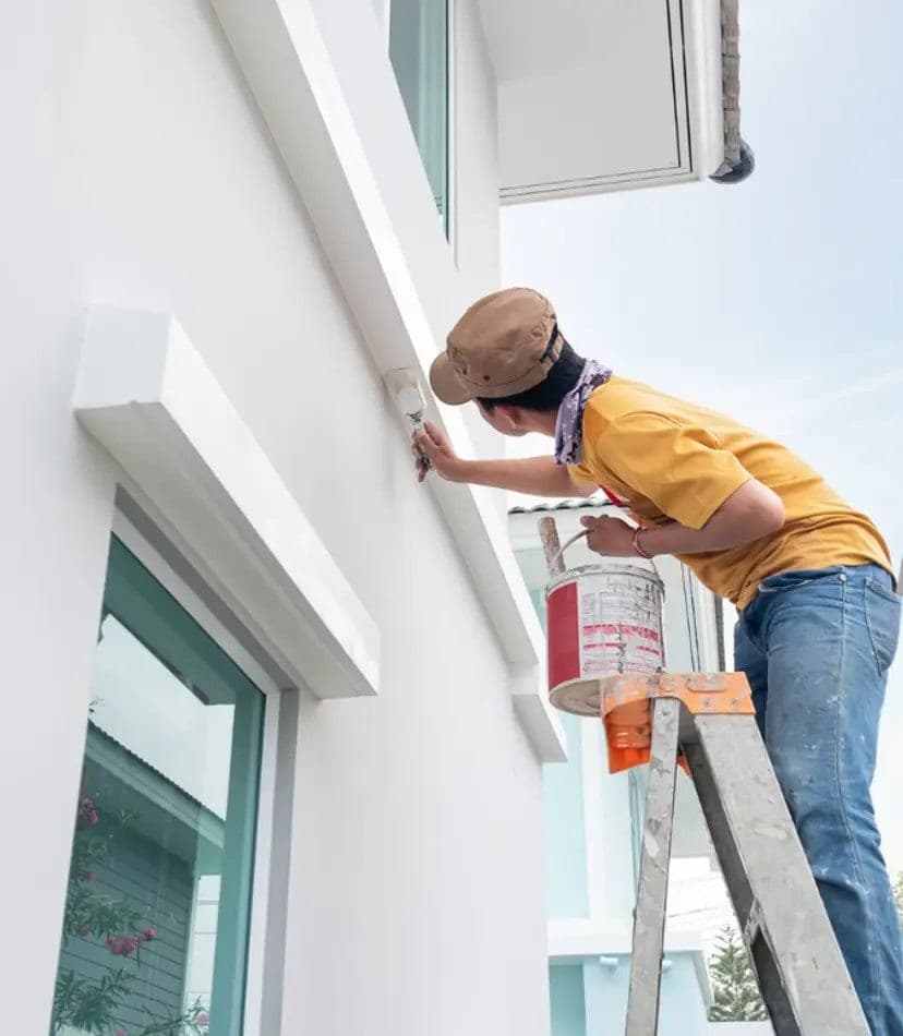 Exterior painting by HomeSay