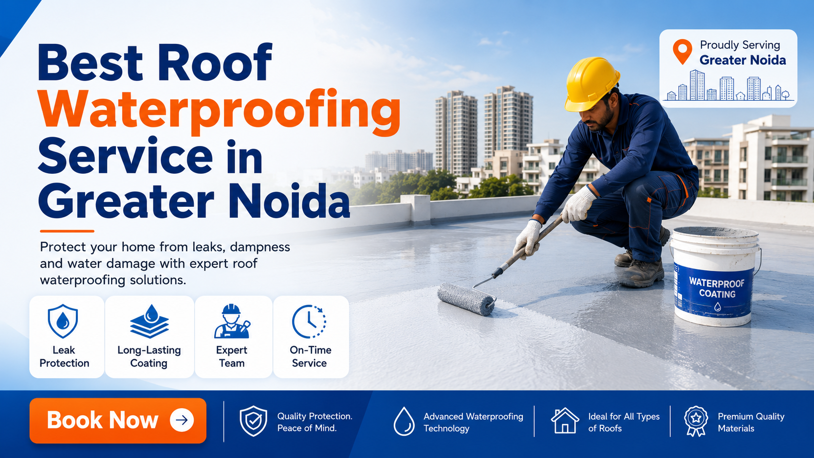 Best Roof Waterproofing Service in Greater Noida